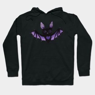 Cute Purple Bat Hoodie